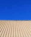Photo of roof and blue sky