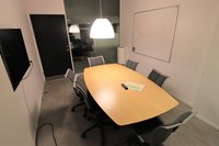 Group room in building 2610-S526 with monitor