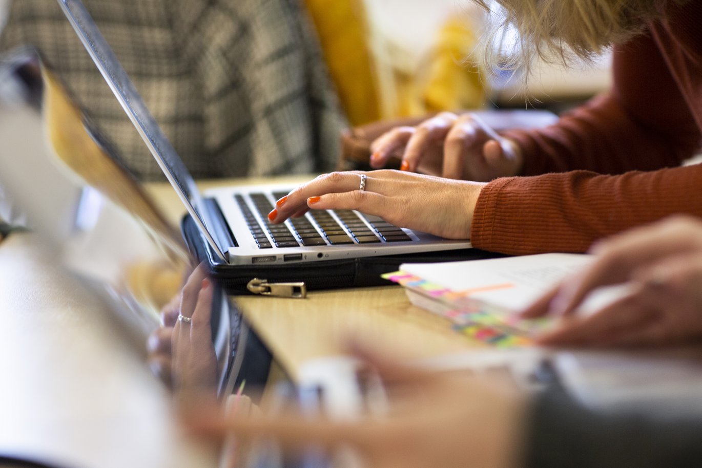Foto af computer
