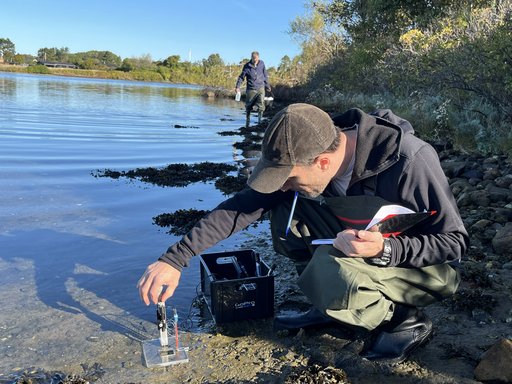 Taking field samples
